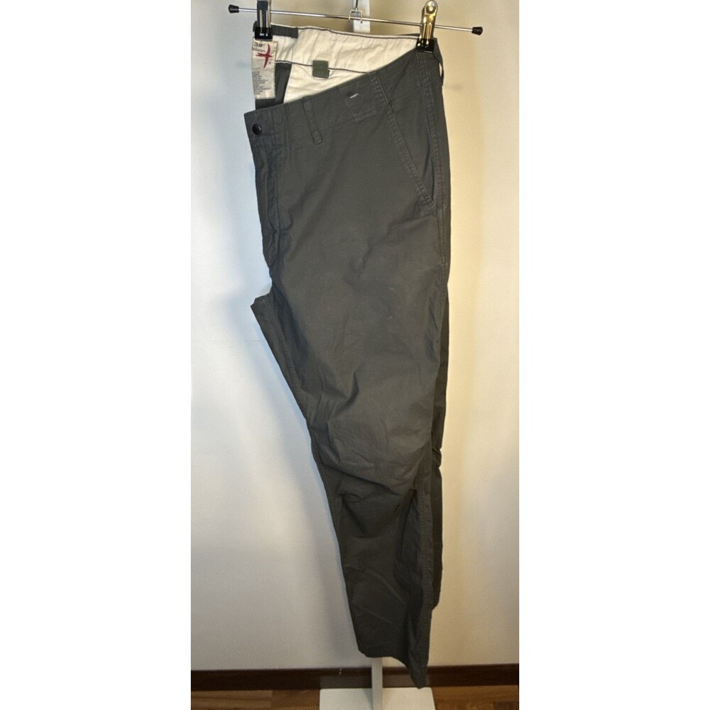 Relwen Flyweight Flex Chino Pants Mens Sz 38 Gray Cotton Stretch Casual $198